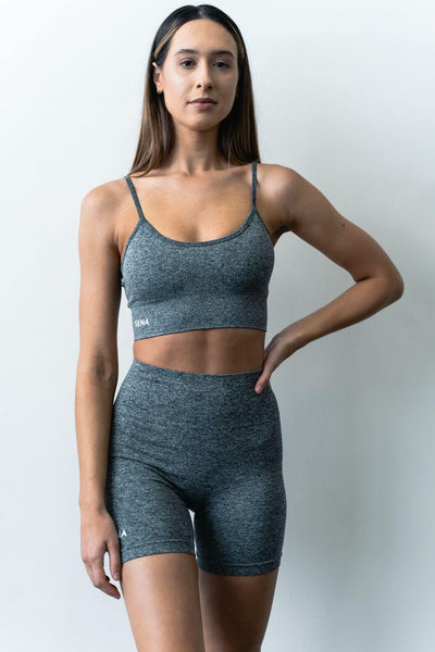 SENA ACTIVE, Charcoal Sports Bra